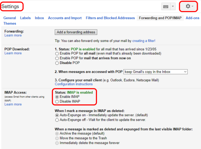 Imap gmail com на айфоне ошибка