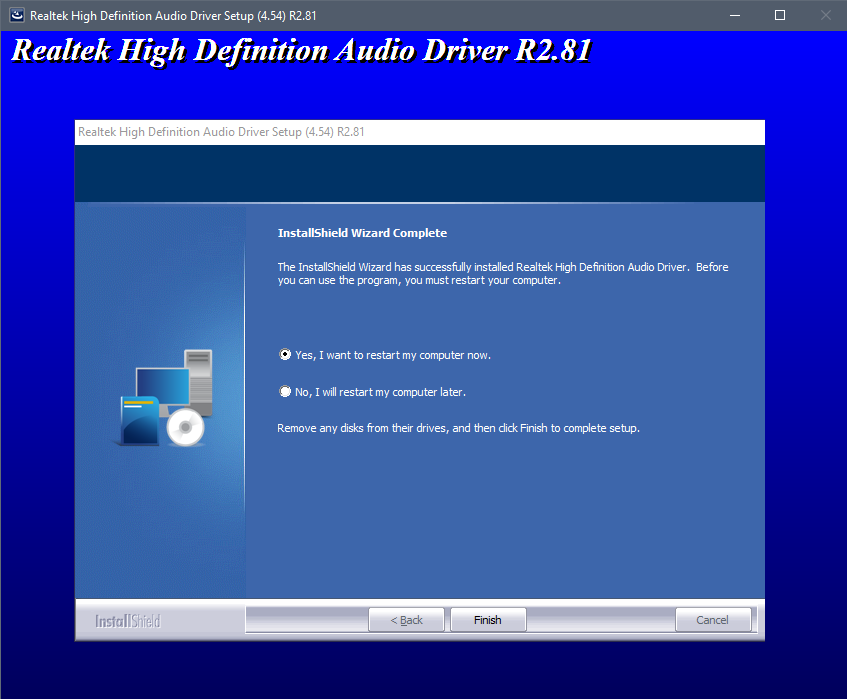 how to update drivers for realtek high definition audio